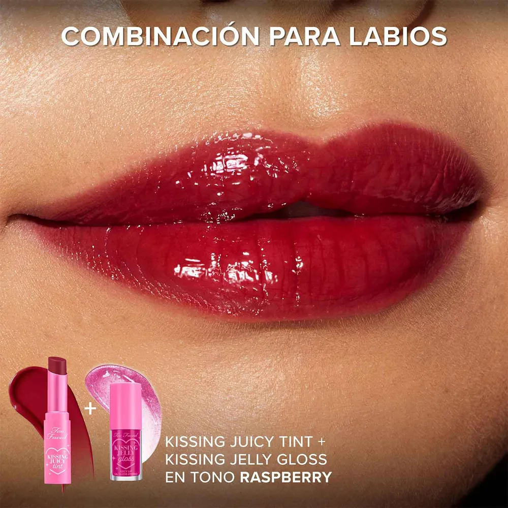 Too Faced Kissing Juicy Tint Raspberry, foto 4