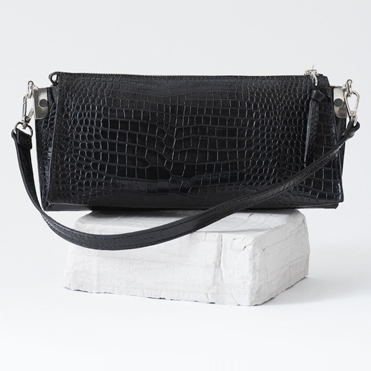 CAROLINA FLORES HANDMADE - Bolso Clutch Hombro Y Cruzado Carolina Flores