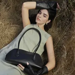 CAROLINA FLORES HANDMADE - Bolso Amelie Negro 100% Cuero