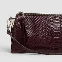 CAROLINA FLORES HANDMADE - Bolso Clutch Hombro Y Cruzado Carolina Flores