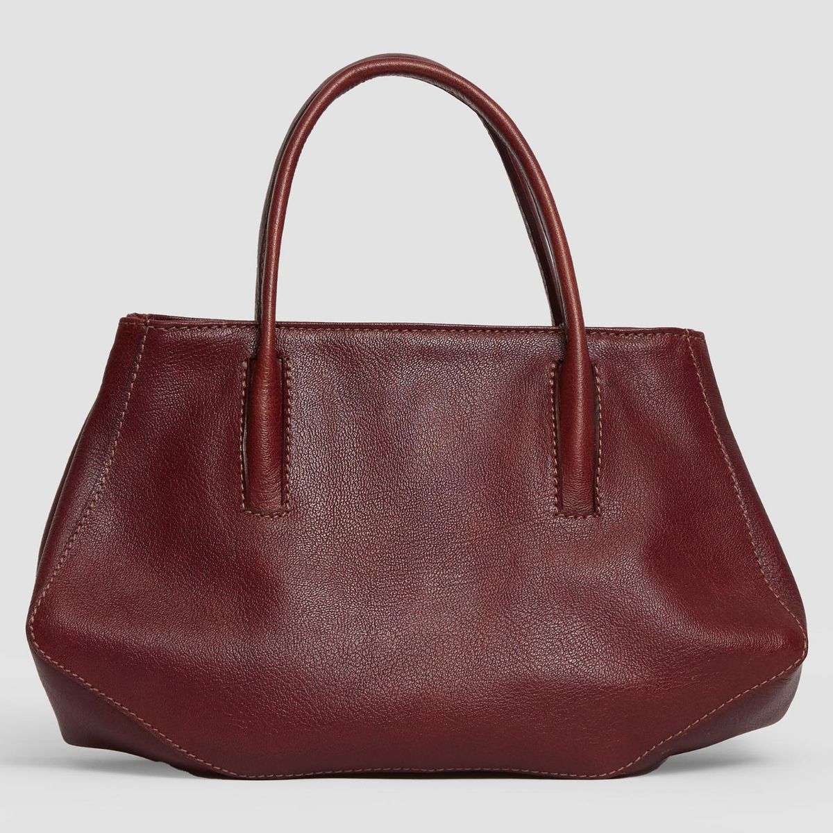 CAROLINA FLORES HANDMADE - Bolso Zoe Mini Tostado 100% Cuero Carolina Flores Handmade