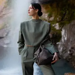 CAROLINA FLORES HANDMADE - Maxi Bolso Para Hombro Carolina Flores