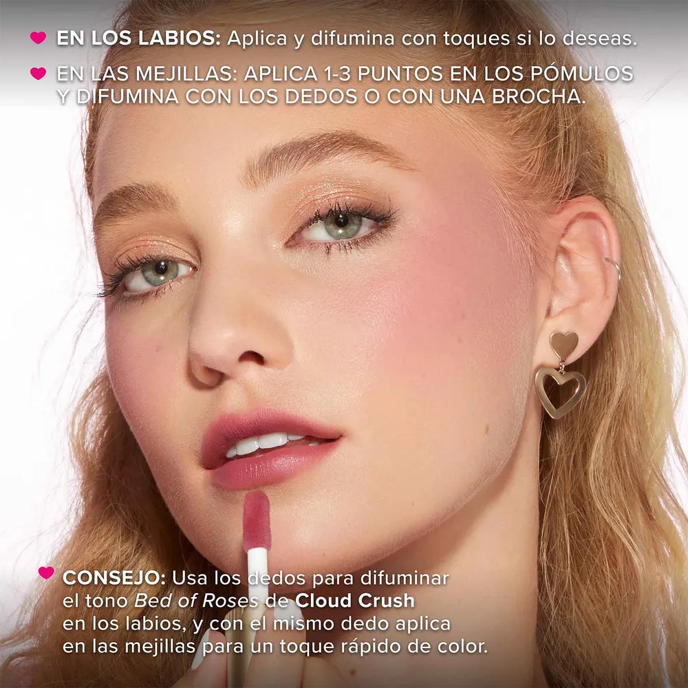 Too Faced Cloud Crush Whipped Lip & Cheek Color Bed Of Roses, foto 5