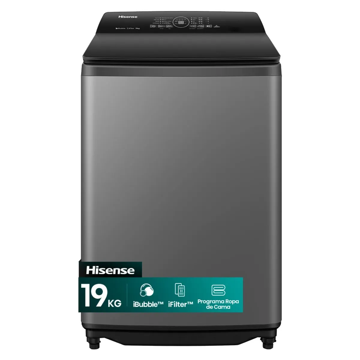 Lavadora Carga Superior WT3I1923UT 19 Kg  Hisense, marca HISENSE - Foto Principal