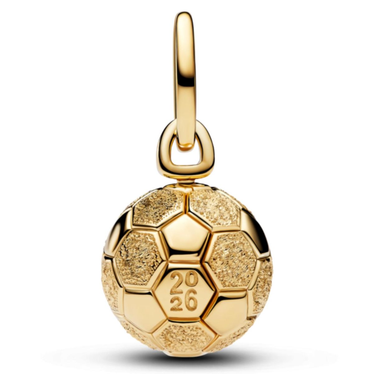 PANDORA - Charm Colgante Balón De Fútbol 2026 Con Diamante Cultivado En Laboratorio Pandora