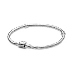 PANDORA - Brazalete Cadena De Serpiente Con Broche De Barril