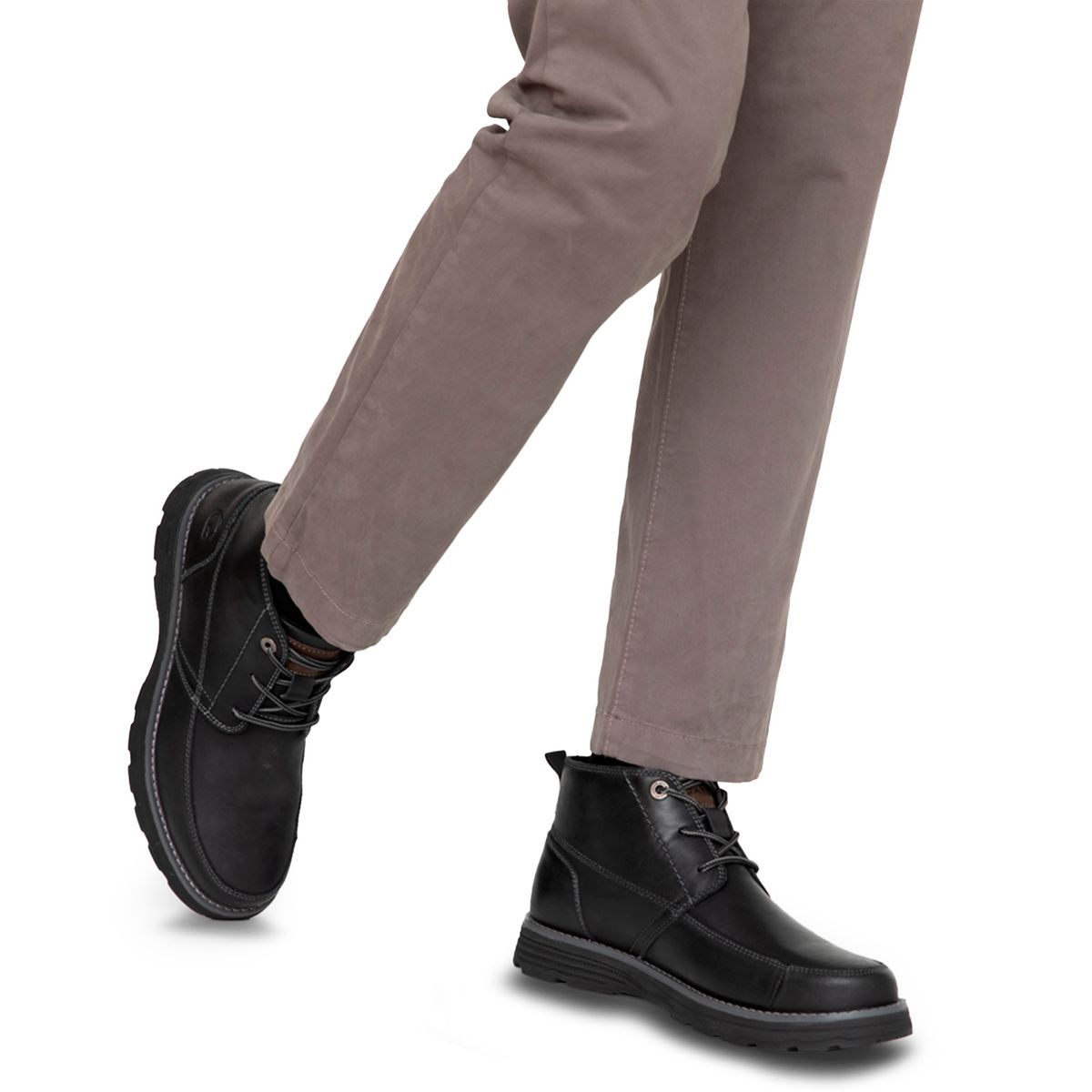 GUANTE - Botin Hombre Negro Guante
