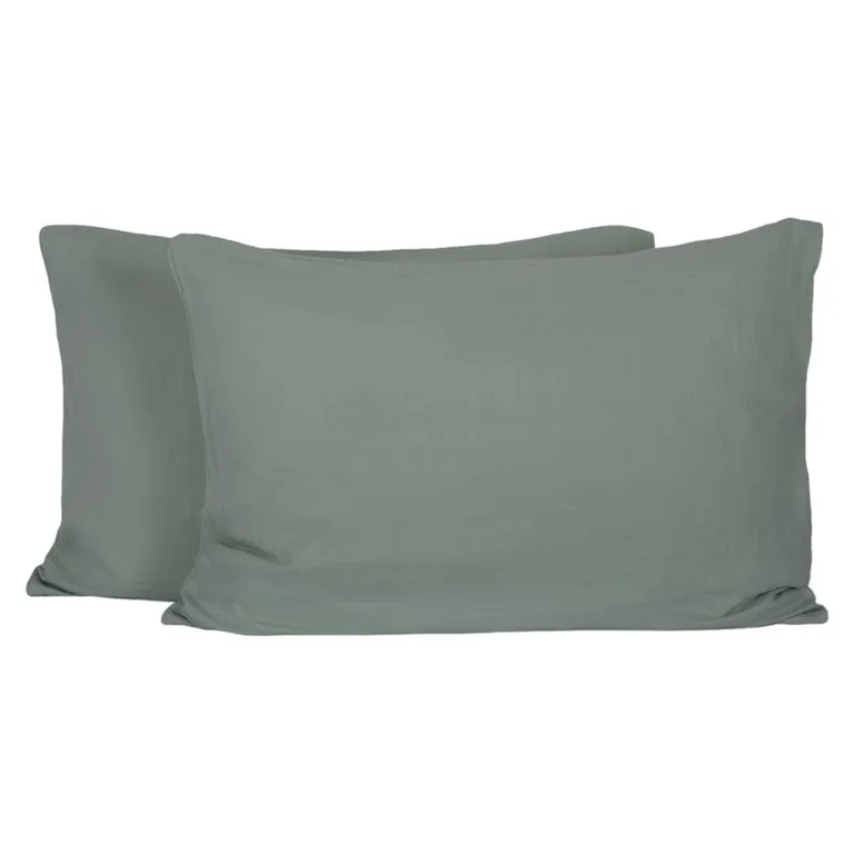 Funda Mykonos Celadon 50X70 Cm - Set De 2 La Blanquería