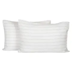 LA BLANQUERIA - Funda Almohada Harlem Lin 50X70 Cm - Set De 2 La Blanquería