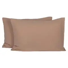 LA BLANQUERIA - Funda Mykonos Cimarron 50X70 Cm - Set De 2 La Blanquería