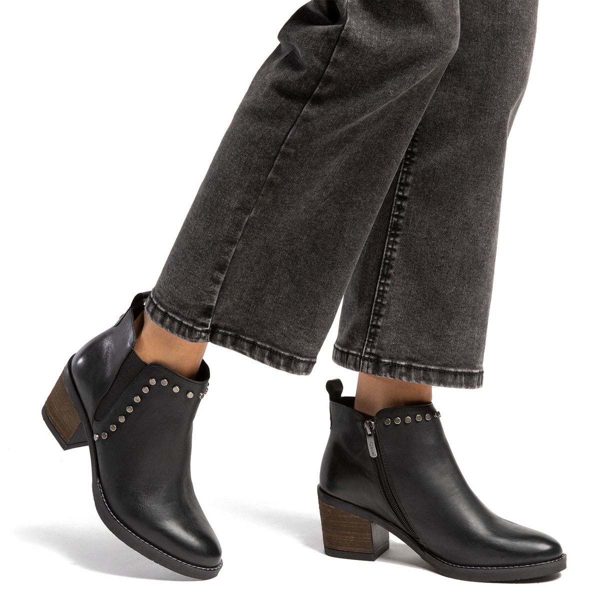 GACEL - Botin Mujer Negro Gacel