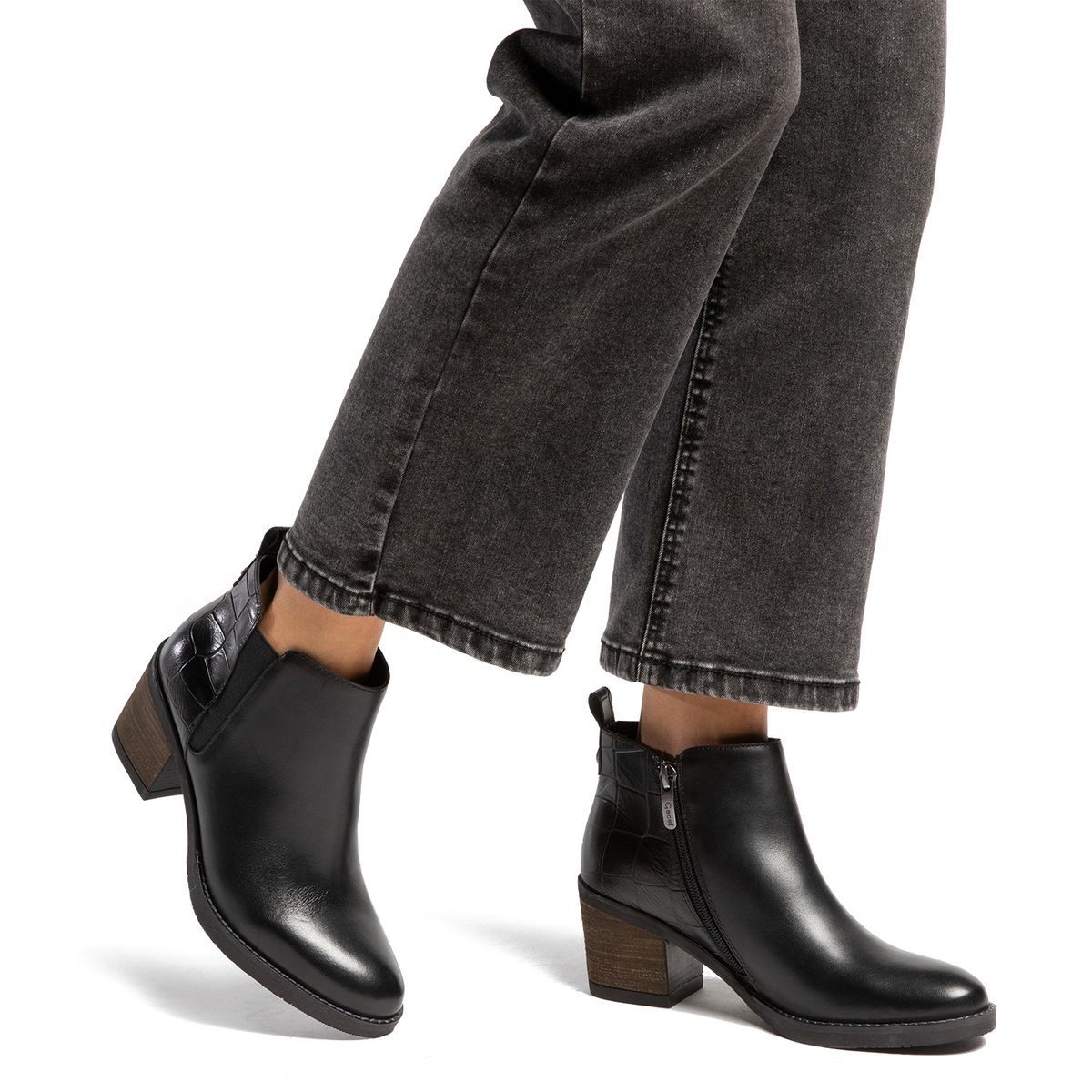GACEL - Botin Mujer Negro Gacel