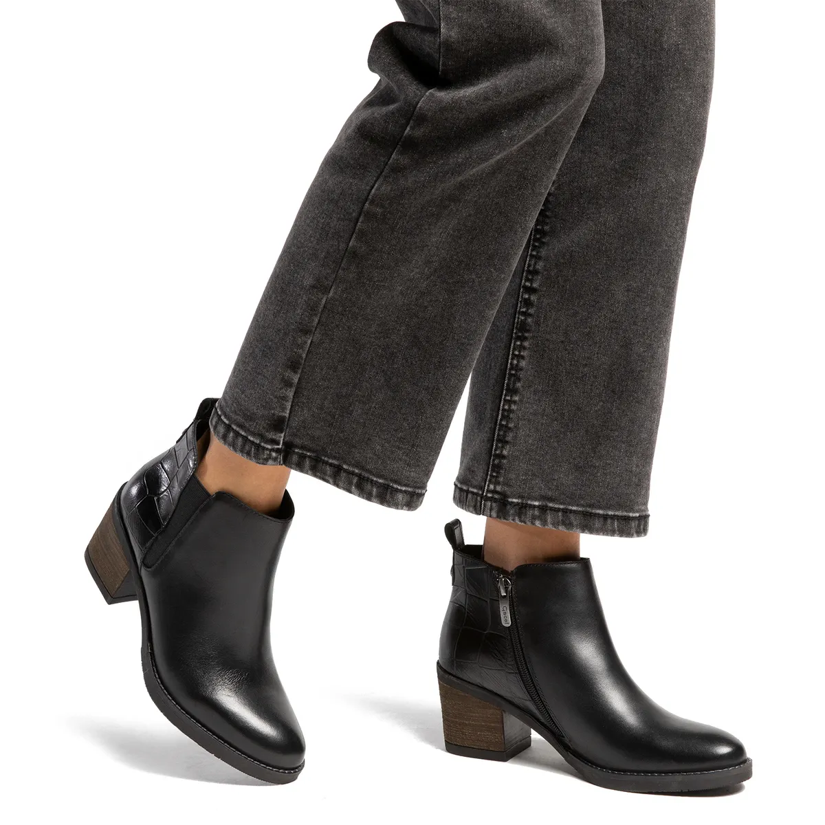GACEL - Botin Mujer Negro Gacel