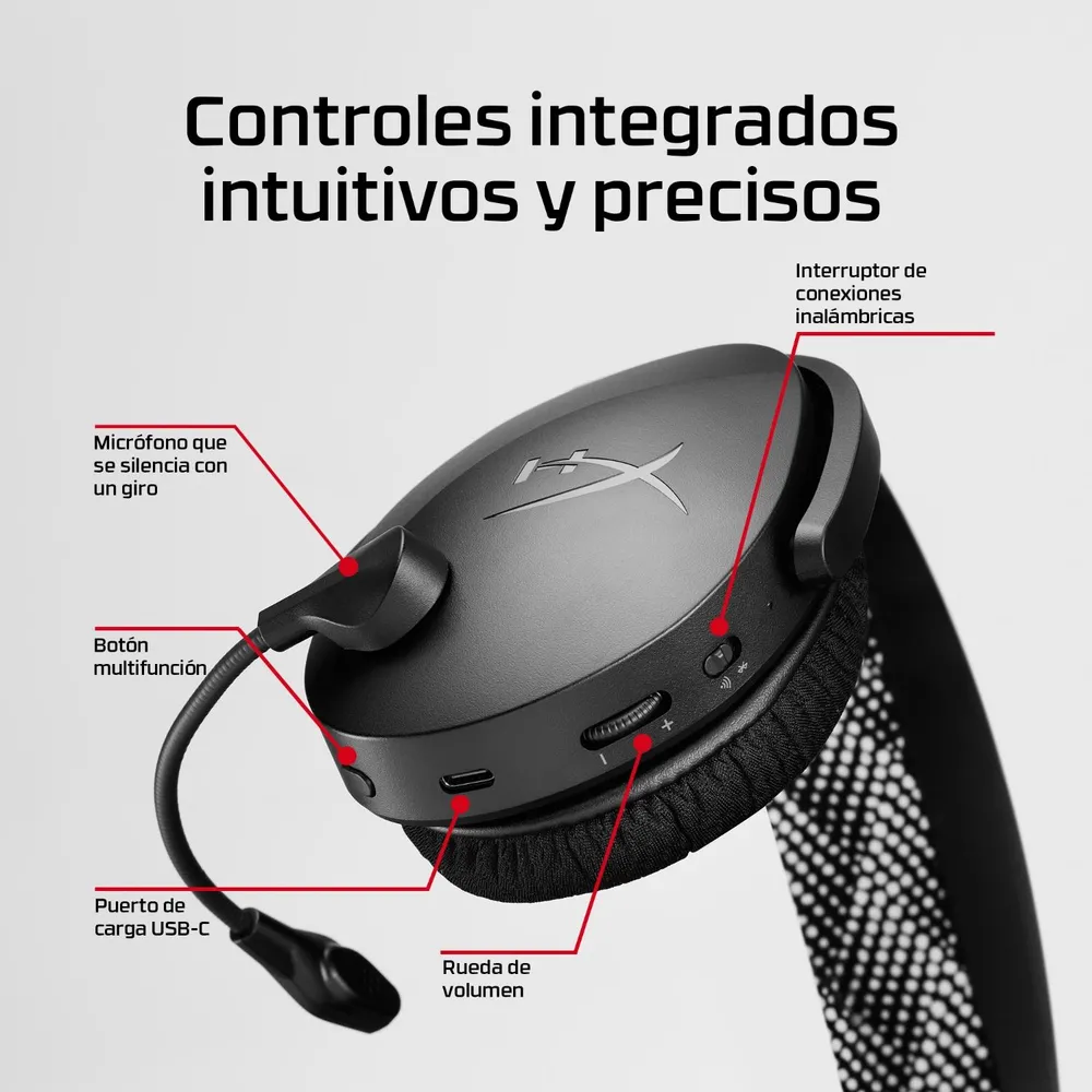 HyperX Cloud Jet Wireless Negro, foto 7