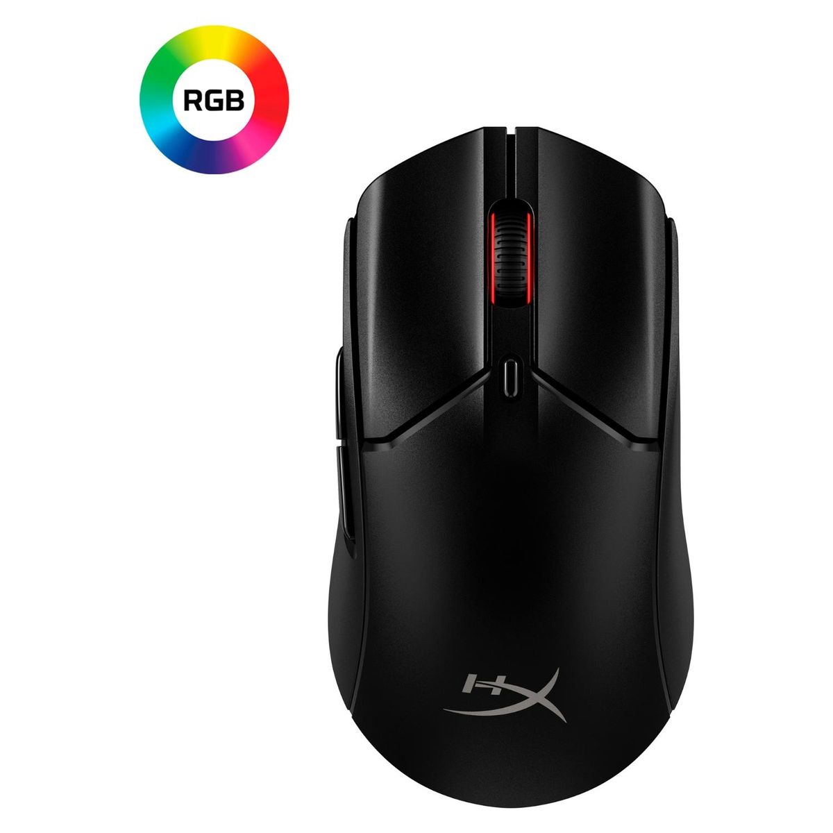 HYPERX - Mouse Gaming Inalámbrico Negro Pulsefire Haste 2 HyperX