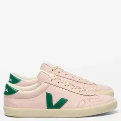 VEJA - Volley Leather Petale Golf Calcaire Zapatilla Urbana Mujer Cuero Rosado