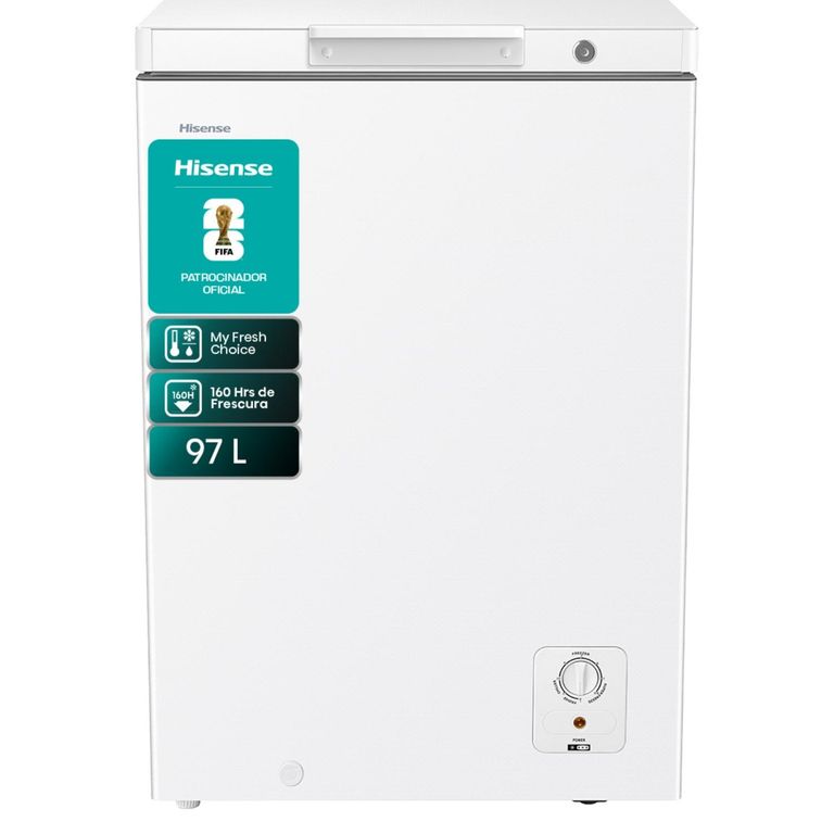 HISENSE Freezer Horizontal 97 Lts Frío Directo FT100N1BWF