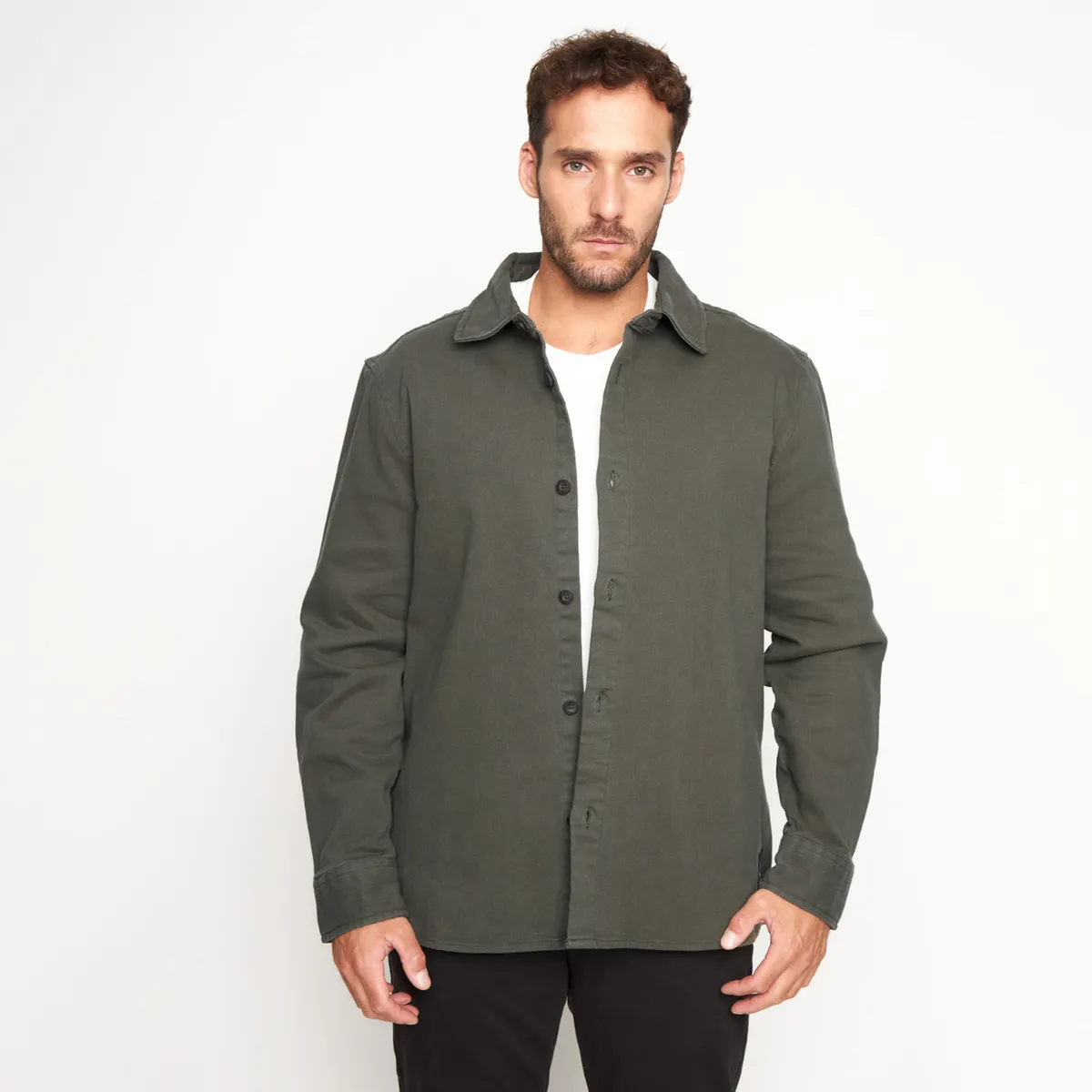 WILD LAMA - Camisa Hombre Wild Lama