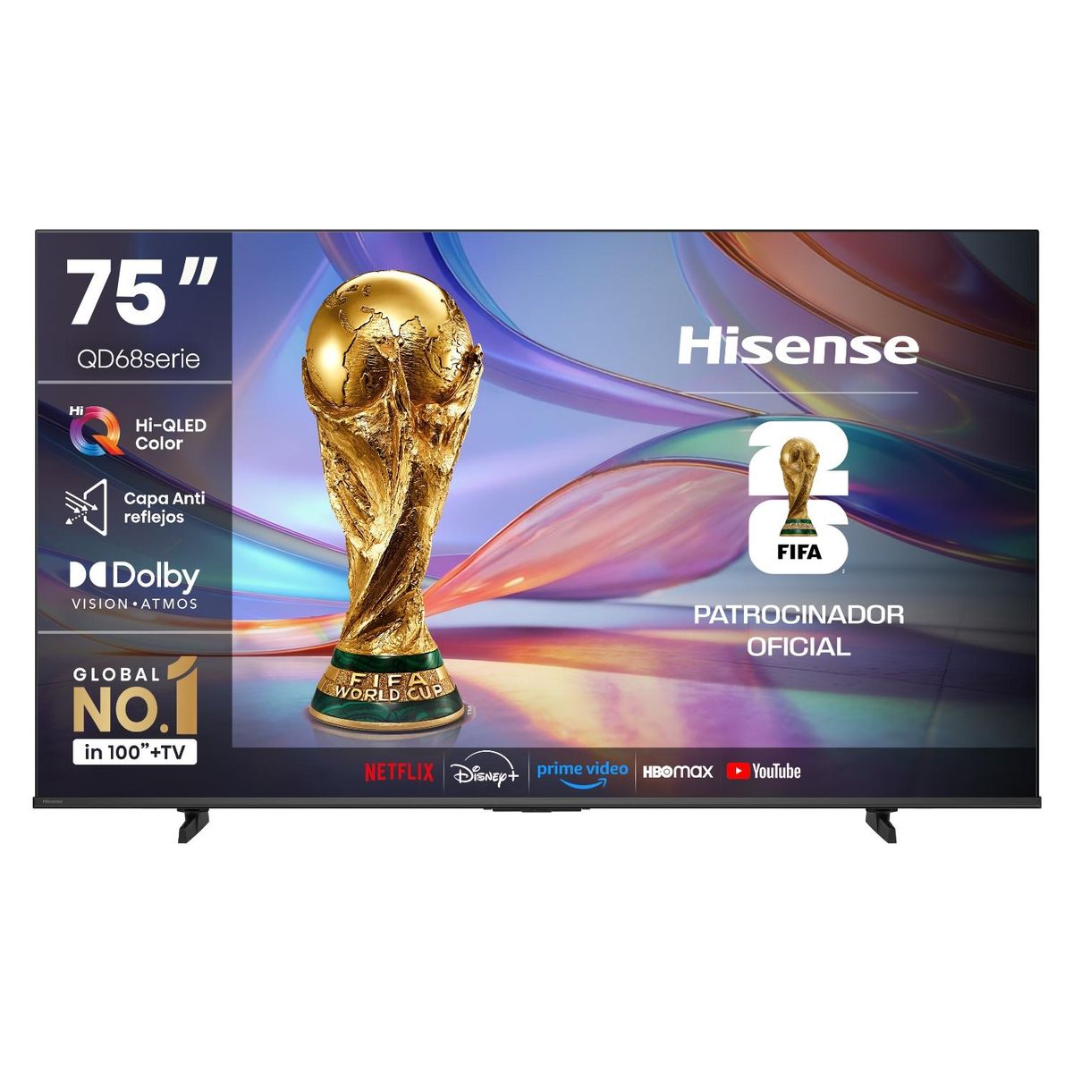 HISENSE - QLED Smart Tv 75" QD68SG Hisense