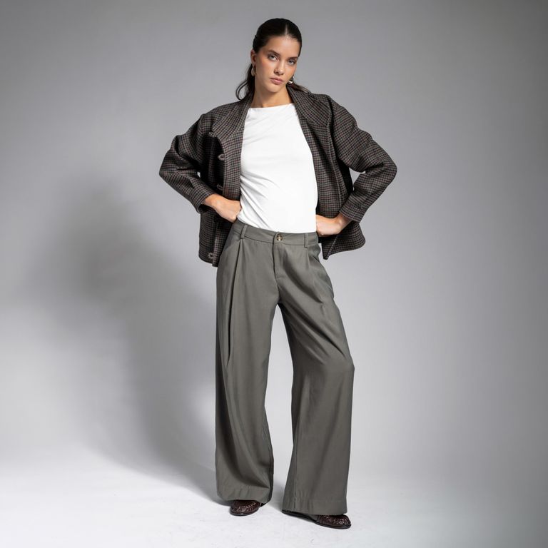 Pantalón Gina Verde Militar Mujer