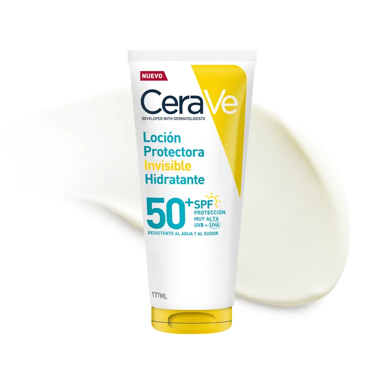 Protector solar cuerpo y rostro Loción Invisible Hidratante FPS 50+ 177ml