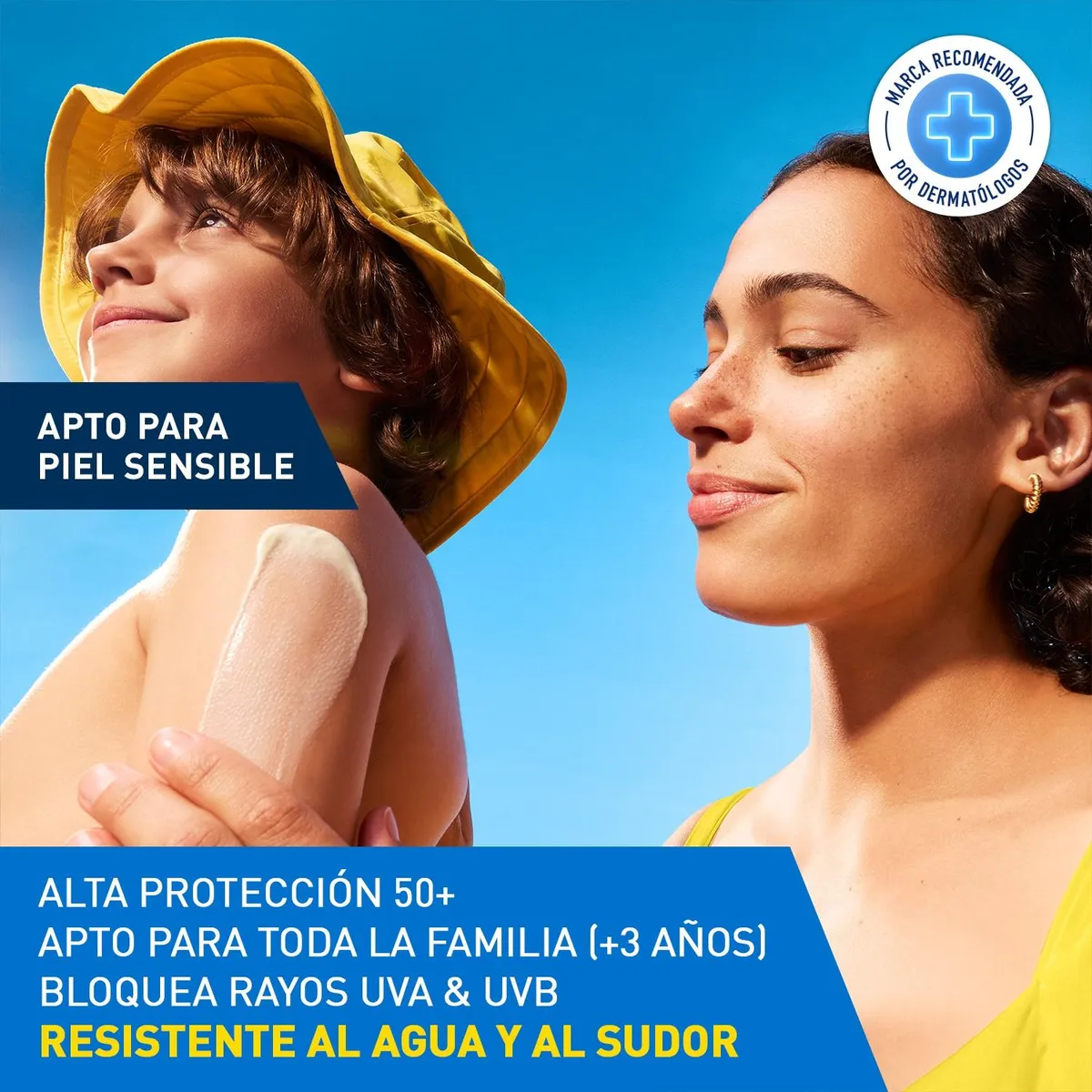 CERAVE - Protector Solar Hidratante Rostro y Cuerpo FPS 50 Cerave