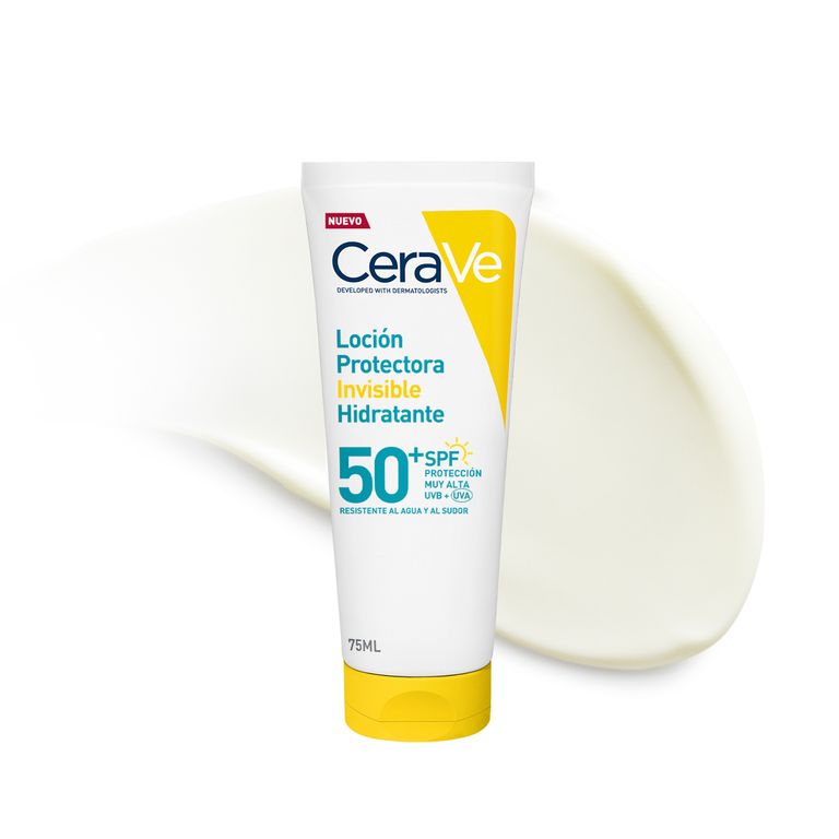 Protector Solar Cuerpo y Rostro Loción Invisible Hidratante FPS 50+ 75ml