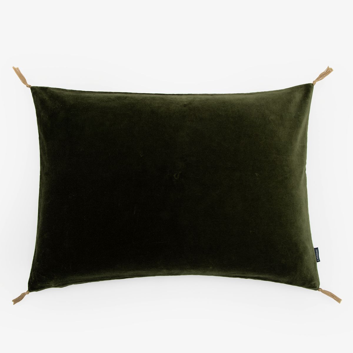 CARAVANE - Cojín Con Relleno Plumas Velour Lavé Laurier 40X55 Cm