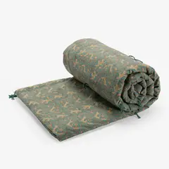 CARAVANE - Sofa Cover Letho Vert — Velours Glacier 85X185 Cm