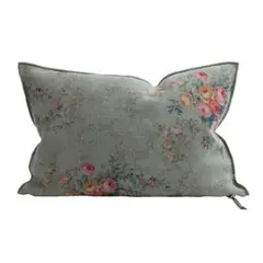 MAISON DE VACANCES - Cojín Printed Wabisabi Linen Pompadour Nuague 40X60 Cm