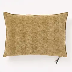 MAISON DE VACANCES - Cojín Stone Washed Jacquard Kilim Bronze 65X65 Cm