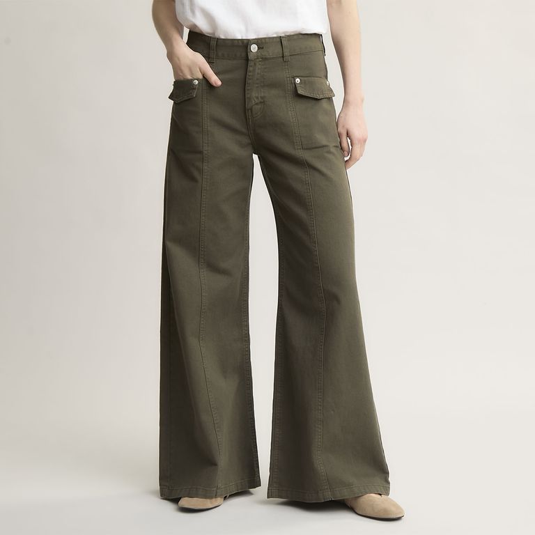 Jeans Tiro Medio Mujer