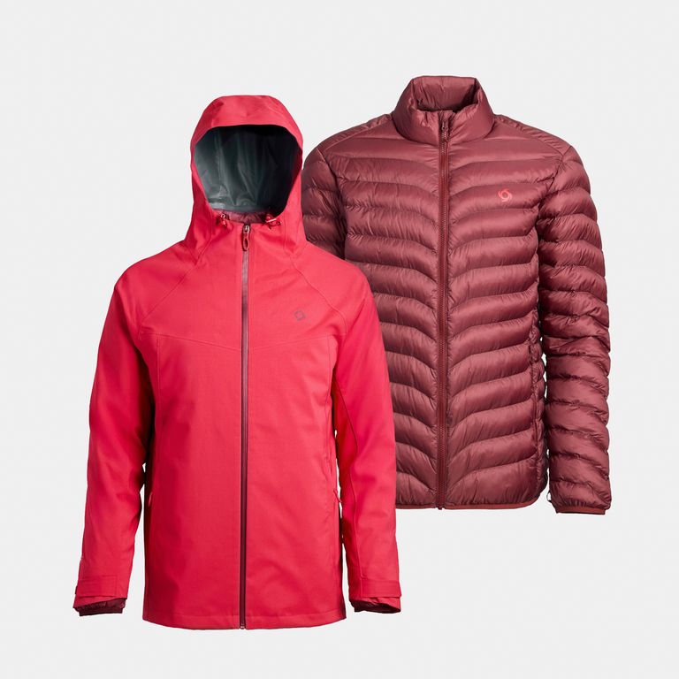 Parka Deportiva 3 en 1 Skada Hombre Azul