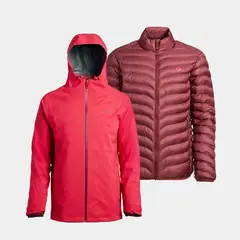 DOITE - Parka Deportiva 3 en 1 Skada Hombre Azul