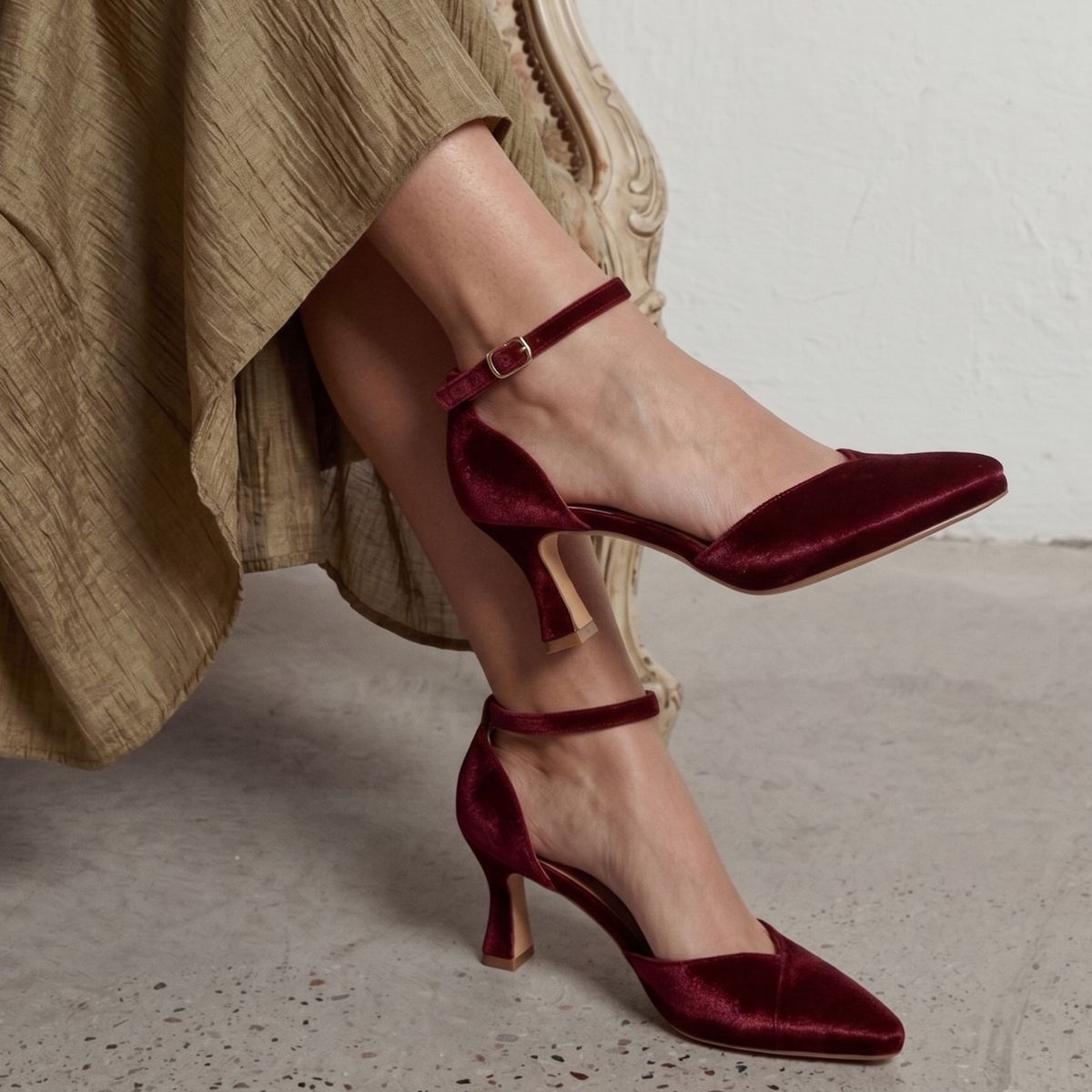 MARIE THE BRAND - Zapatos Formales Mujer Rojo Marie The Brand