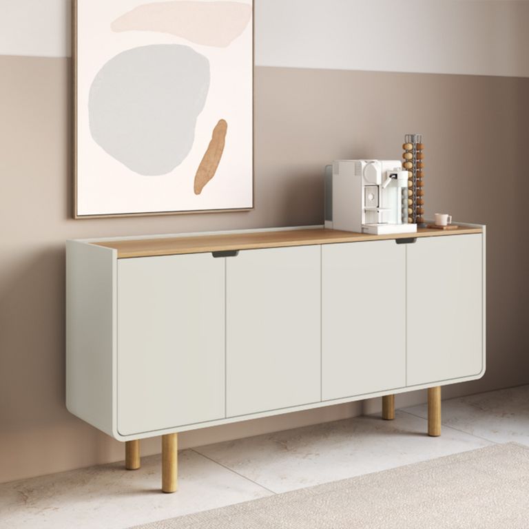 DECOCASA Buffet 4 Puertas Aura 28095 Off White
