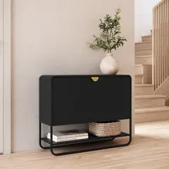 DECOCASA - Zapatera Luna 28091 Negro
