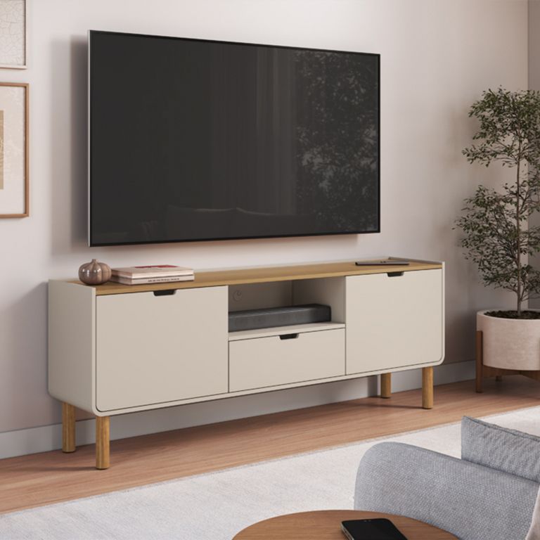 DECOCASA Rack 70" 1 8 Aura 28101 Ow