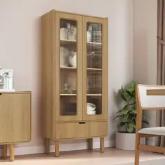 DECOCASA - Vitrina 2 Puertas Vidrio Aura 28105