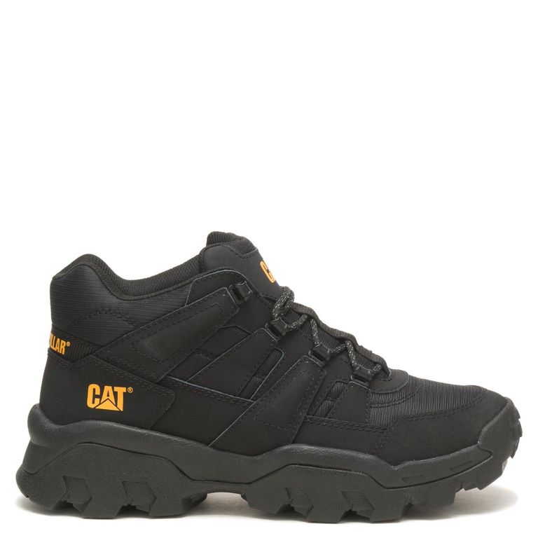 CAT Zapatilla Urbana Mujer Cuero Negro