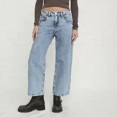 AMERICANINO - Jeans Straight Tiro Medio Mujer
