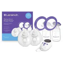 LANSINOH - Extractor de Leche Eléctrico Thrive 2 En 1