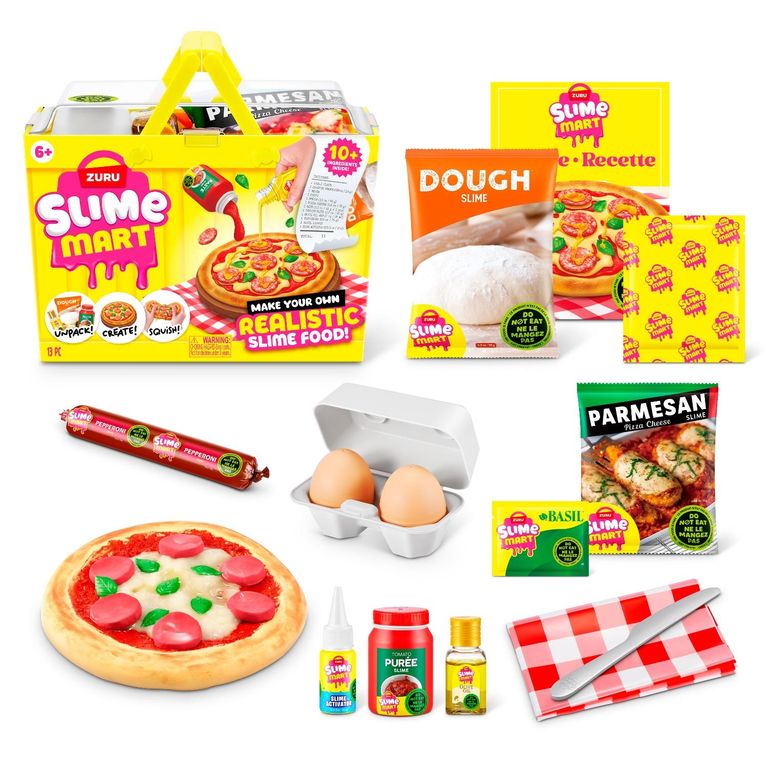 Canasto De Compra Slime Pizz