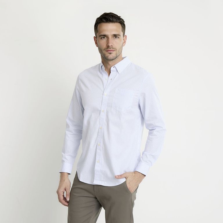 DOCKERS Camisa Manga Larga Hombre