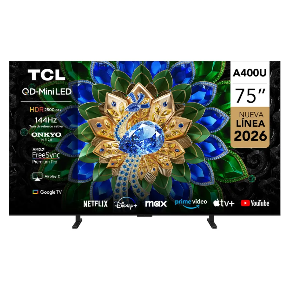TCL - Miniled Smart Tv 75" A400U 4K UHD TCL