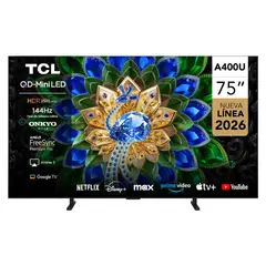 TCL - Miniled Smart Tv 75" A400U 4K UHD