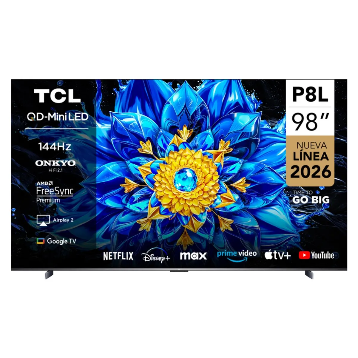 TCL - Smart TV 98" QD-Mini LED 4K P8L Google TV Gamer