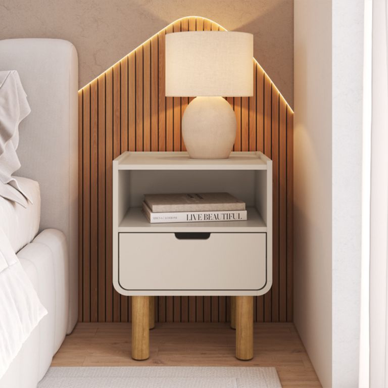 Velador 1 Cajón 28094 Aura Off White