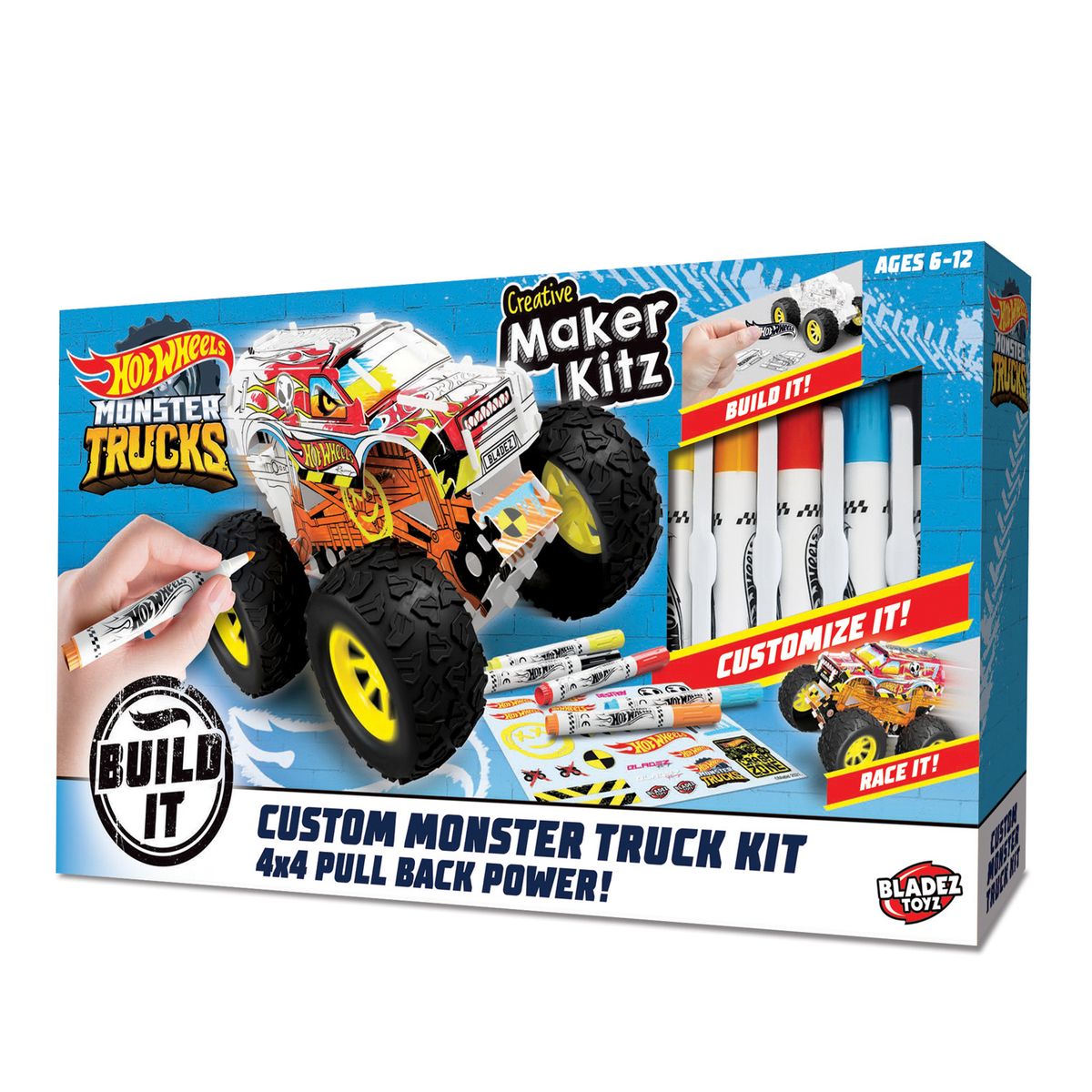 HOT WHEELS - Kit De Creación Monster Tru Hot Wheels
