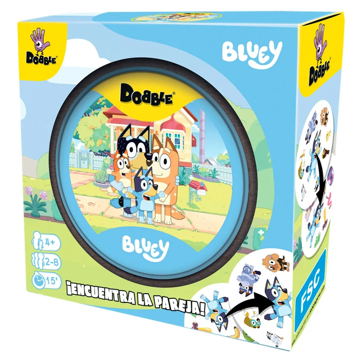 ASMODEE - Dobble Bluey Eco Sleeve Asmodee